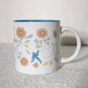 Vintage Blue Ribbon Country Kitchen  Geese Mug